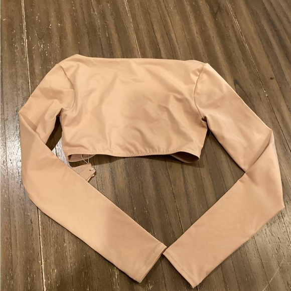 SKIMS Orche Signature Swim Long Sleeve Shrug swim top xxs nwt - Picture 3 of 8